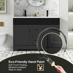 Ensemble meuble-lavabo Wavy Line 30/36/48 avec lavabo et robinet