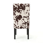 Chaises de salle à manger tapissées à motifs Pertica (lot de 4) par Christopher Knight Home