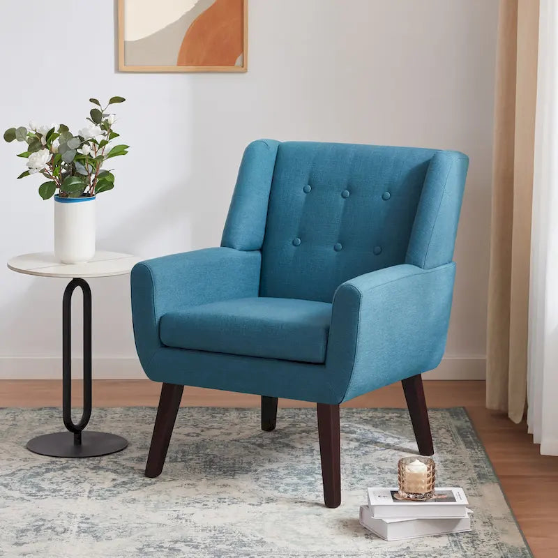 HUIMO Set di 2 poltrone moderne trapuntate