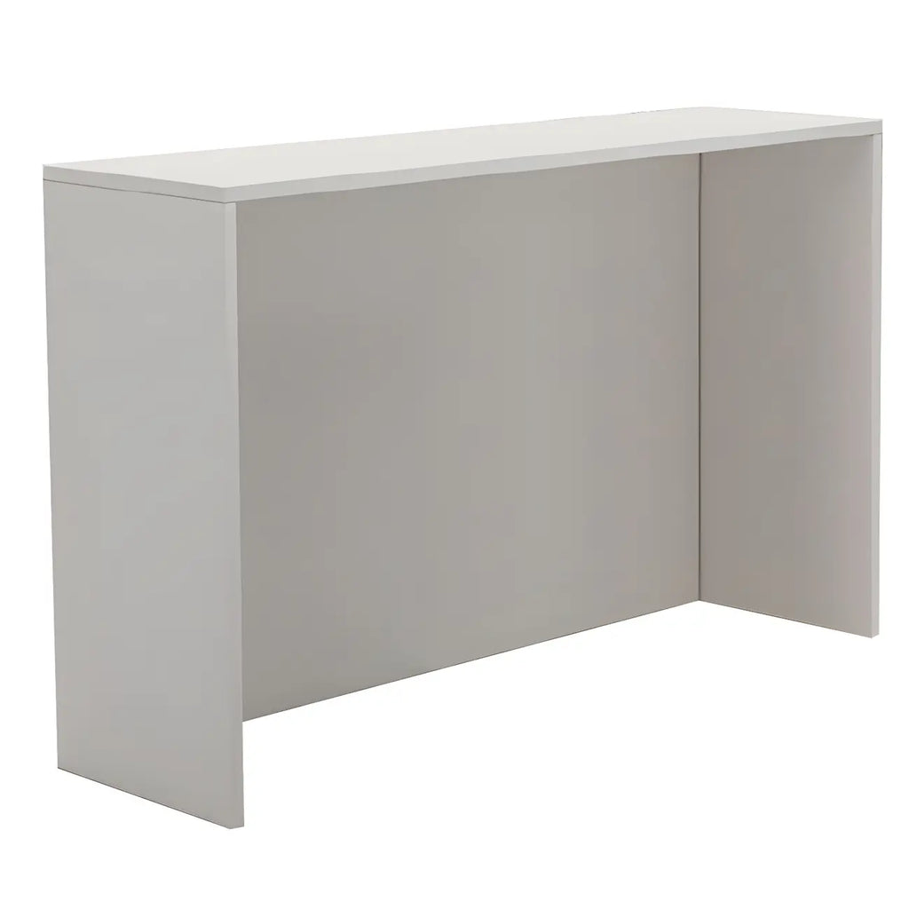 Table de bar rectangulaire blanche en bois pour salon