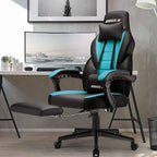 Chaise de jeu BOSSIN style racing, chaise de jeu grande taille supportant jusqu'à 136 kg (300 lbs), dossier haut, chaise d'ordinateur
