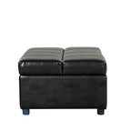 Divano letto pieghevole estraibile a forma di pouf singolo con materasso, letto per gli ospiti convertibile, divano letto rivestito in PU