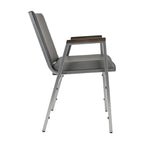 Sedia impilabile per carichi pesanti con braccioli - 21P x 21L x 31A