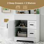 Ensemble meuble-lavabo Wavy Line 30/36/48 avec lavabo et robinet