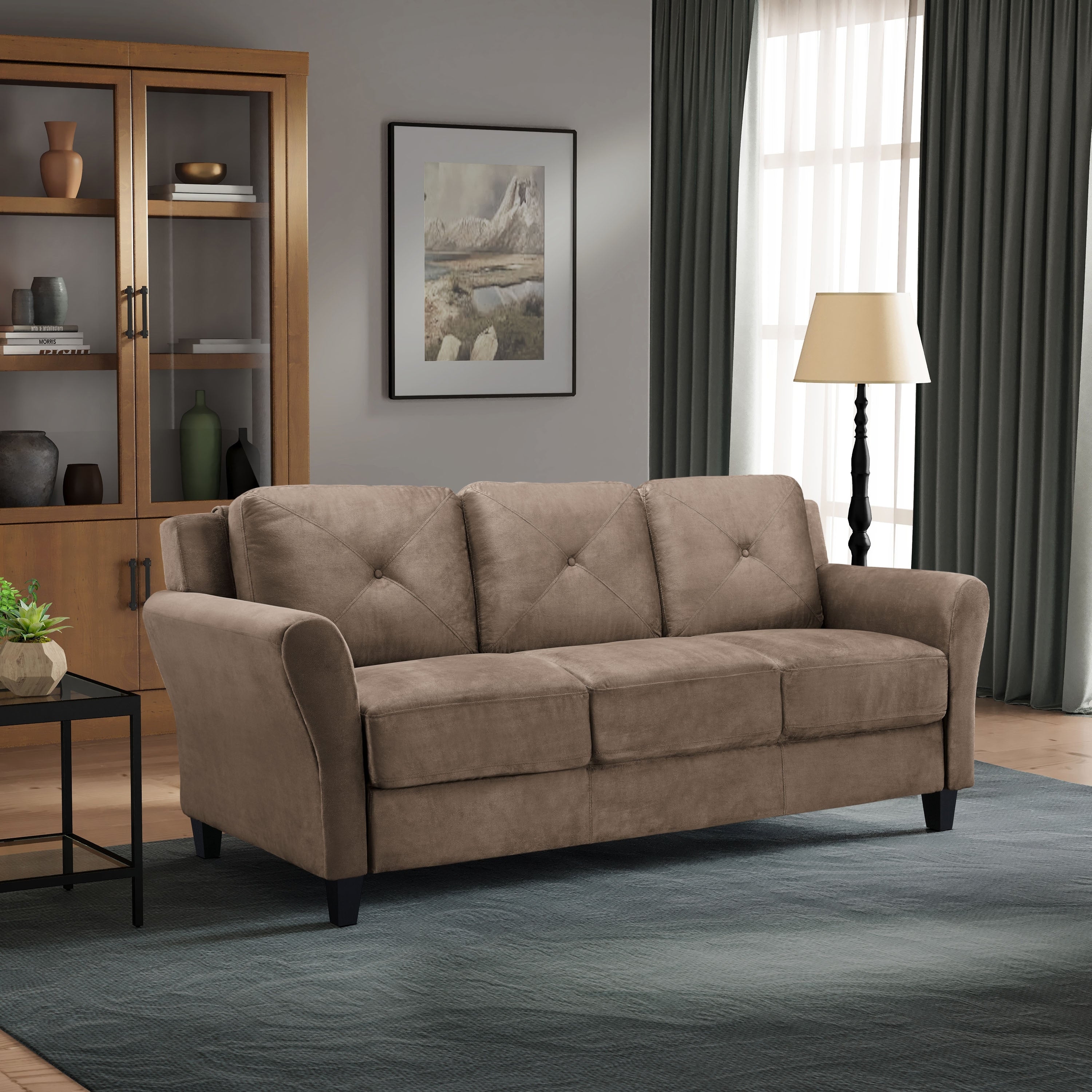 Canapé iLounge Harvard en microfibre