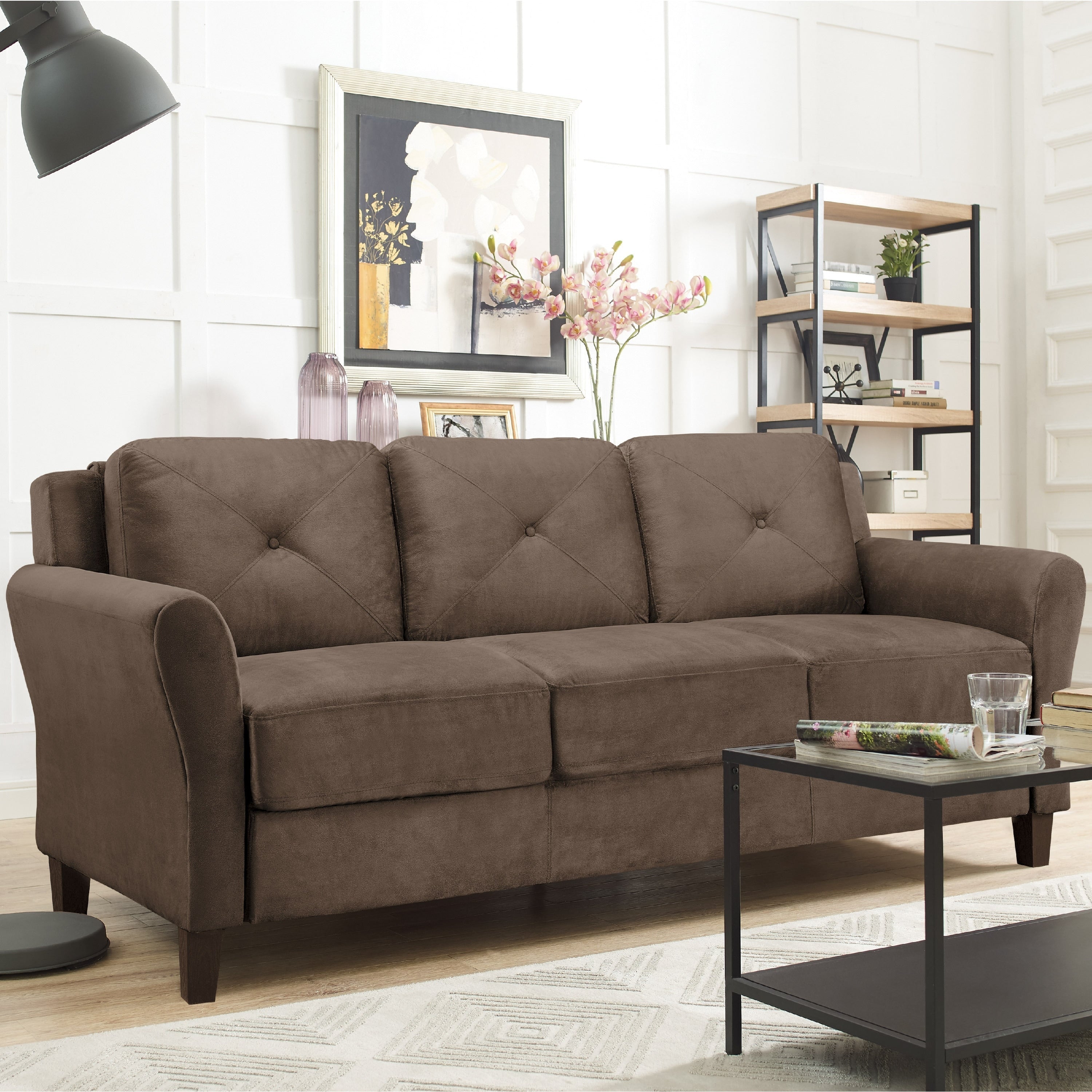 Canapé iLounge Harvard en microfibre